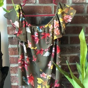 NWOT Anthro Cold Shoulder Top